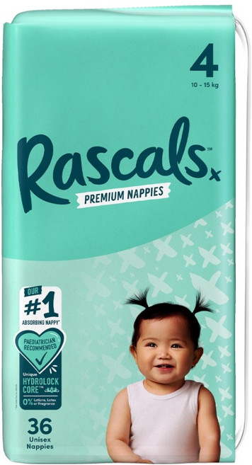 라스칼프렌즈 프리미엄 밴드형 기저귀, 36매, 4단계