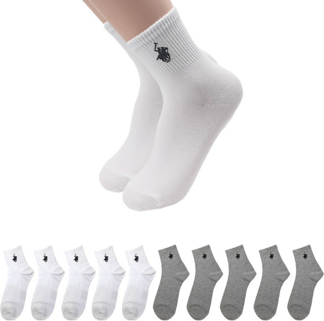 비버리힐스폴로클럽 여성용 미니 말로고 양말 10켤레 세트