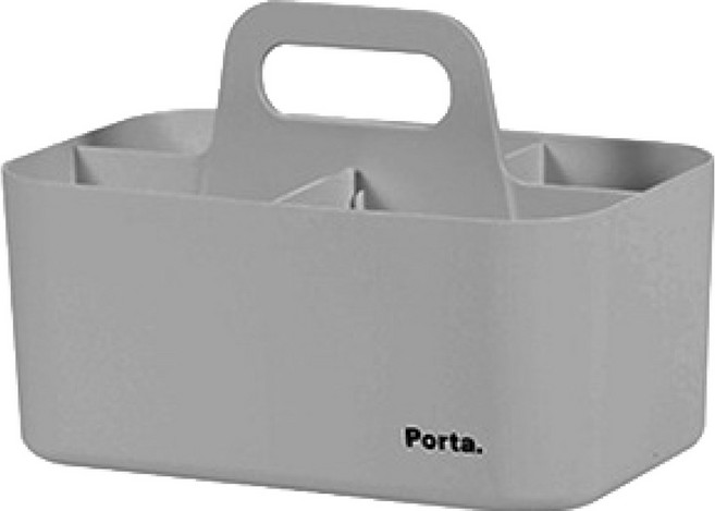 리템 포르타 컴팩트 수납함, 라이트 그레이, 1개