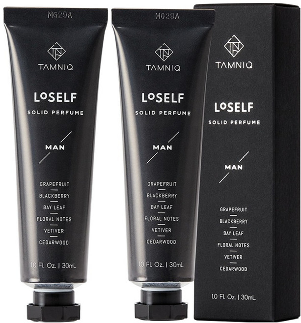 탐니크 솔리드퍼퓸 맨, 30ml, 2개