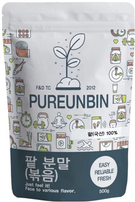 푸른빈 팥분말 볶음, 500g, 1개