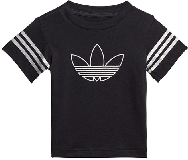 아디다스키즈 아동용 아웃라인 트레포일 티셔츠 FM4467