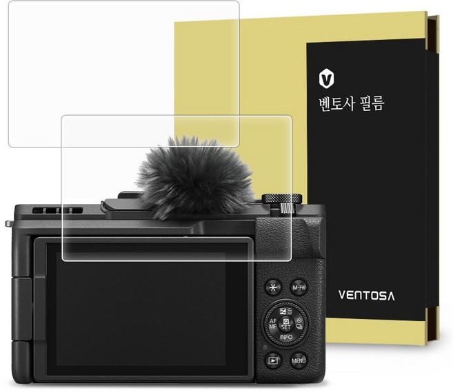 벤토사 캐논 파워샷 V1 강화유리 카메라 액정보호필름 2p 세트, 1개, VTS-CCDF