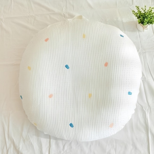 ROTOTO bebe 透氣網眼型防逆流枕, 果凍熊鬆餅