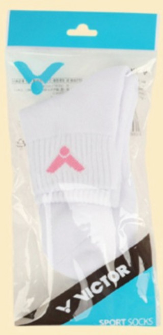빅터 여성용 쿠션 단목 스포츠 양말 V201SK-257W, 핑크, 1개