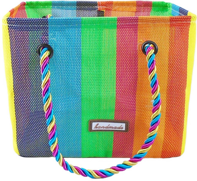 레인보우 대용량 메쉬 목욕 바구니, 무지개