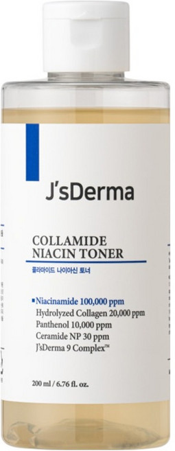 J'sDerma 膠原醯胺菸鹼酸化妝水, 1個, 200ml
