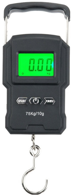 컴스 마트 휴대용 디지털 손저울 75kg, 1개