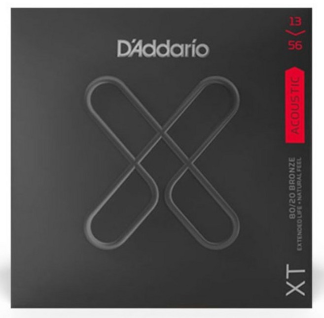 다다리오 431508 심로악기 어쿠스틱 스트링, XTABR1356, 혼합색상, 1개