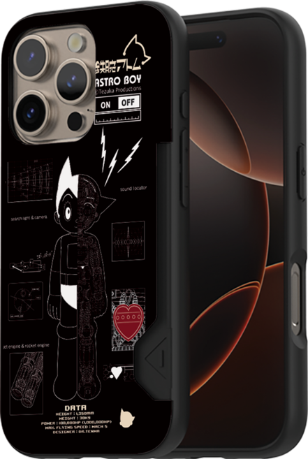 Astro Boy 原子小金剛 Mechanism Chapter 4 MagSafe 可收納2張卡片 手機殼