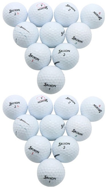 SRIXON Unique Epic二手混合高爾夫球 A級 42.67mm, 20顆, 白色, 1組