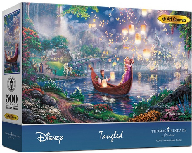 퍼즐라이프 디즈니 라푼젤 직소퍼즐 8001, 500피스, 혼합색상, 1개