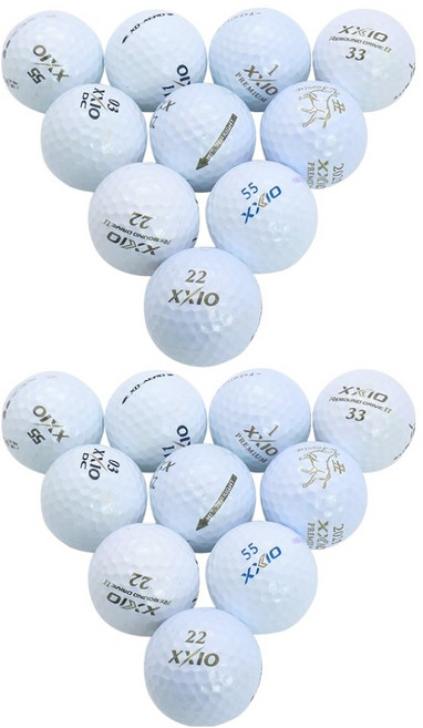던롭 젝시오 유니크에픽 혼합 골프공 로스트볼 A 42.67mm, 20개, 1개입, 화이트