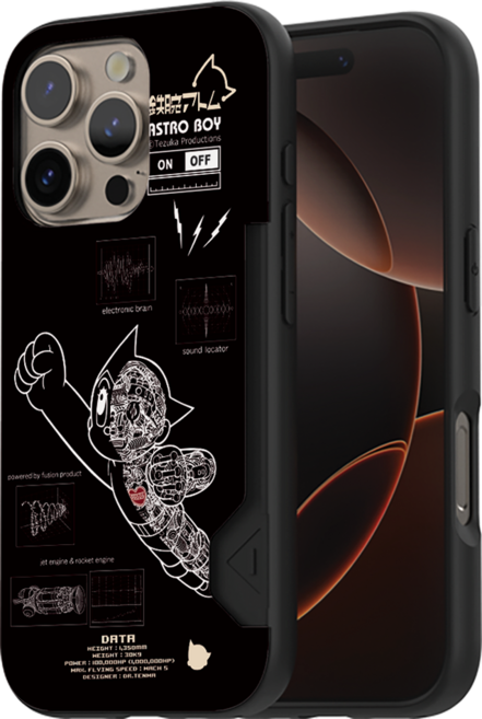 아스트로보이아톰 메커니즘 챕터4 맥세이프 카드 2장수납 휴대폰 케이스