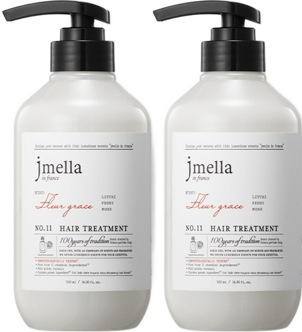 jmella 法國風情 優雅白百合髮膜, 500ml, 2個