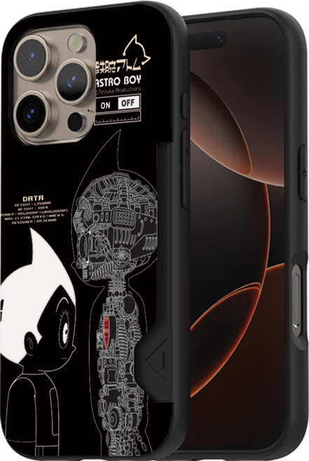 아스트로보이아톰 메커니즘 챕터4 맥세이프 카드 2장수납 휴대폰 케이스