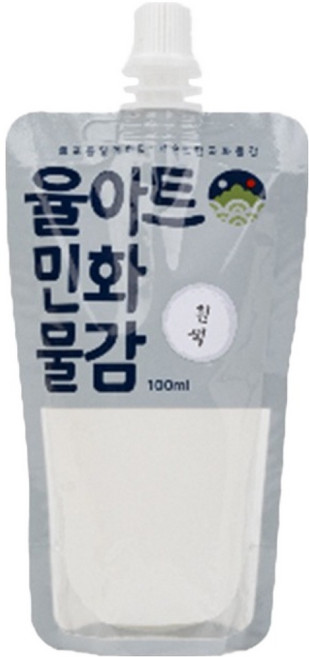 율아트 민화물감 흰색, 100ml, 1색