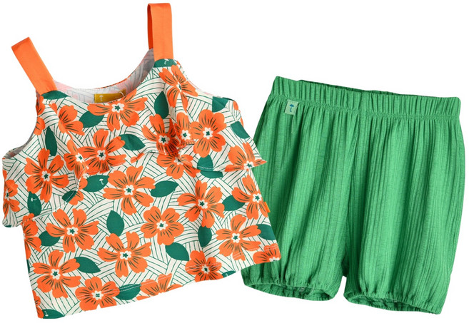 moimoln 幼兒涼感透氣Clipliny涼感細肩帶背心上下套裝 M242STF40P