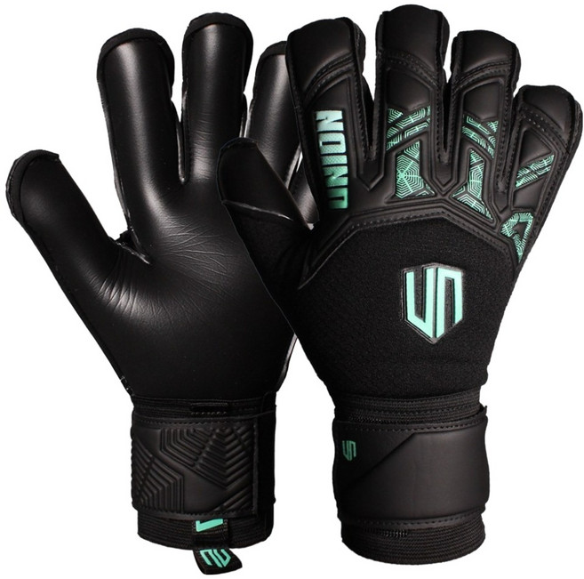 지케이유니온코리아 GK유니온 도미네이터 스마트 블랙팩 선수용 라텍스 골키퍼장갑 양손착용 세트 UN2518-995, 1세트, 에르고롤