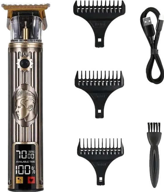 SURE 남성용 빈티지 무선 전문 클리퍼 전기 트리머 커팅 헤어 이발기, SURE-088