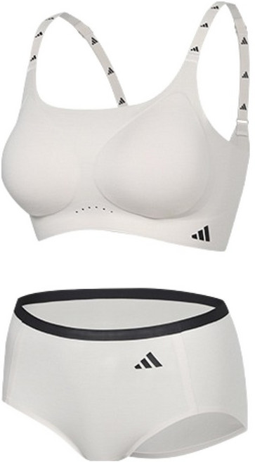 아디다스 빅사이즈 포함 여성용 에어로레디 멀티핏 퓨징 브라팬티 세트