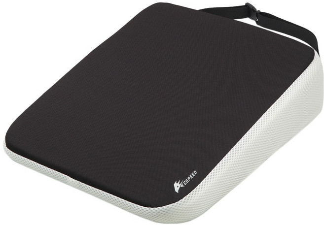 에이스피드 차량용 높이조절 방석 10cm AP16, AP16섬유블랙10cm, 1개