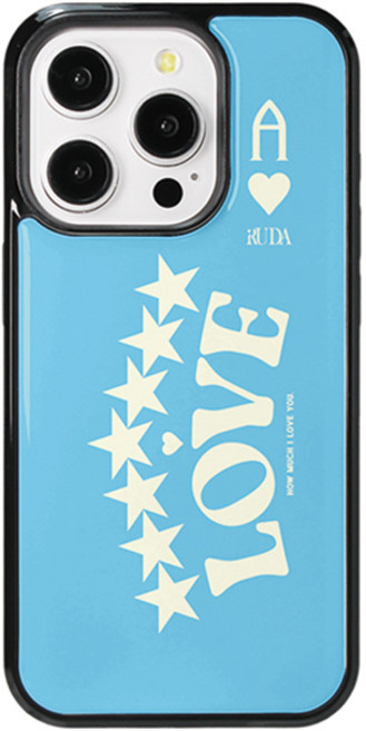 이루다 플레잉 카드 에폭시 범퍼 휴대폰 케이스