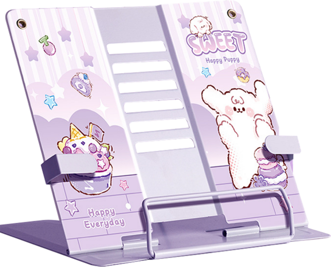 루미온 귀여운 경량 독서대, 도넛 푸들