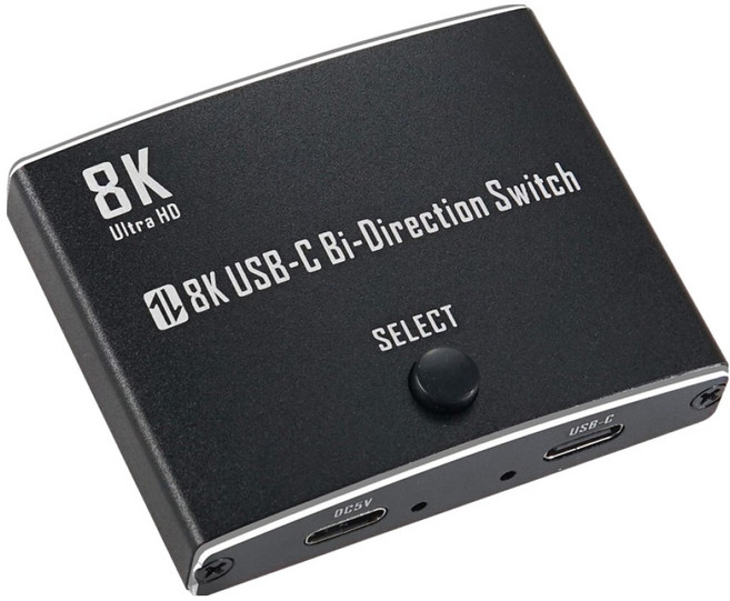 Coms Type-C 雙向 8K4K 60Hz 2埠 USB3.1 Thunderbolt 4 線材切換器, OU079, 1個