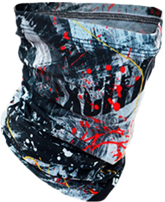 인콘트로 스포츠 레져 멀티스카프, 검정색, 1개