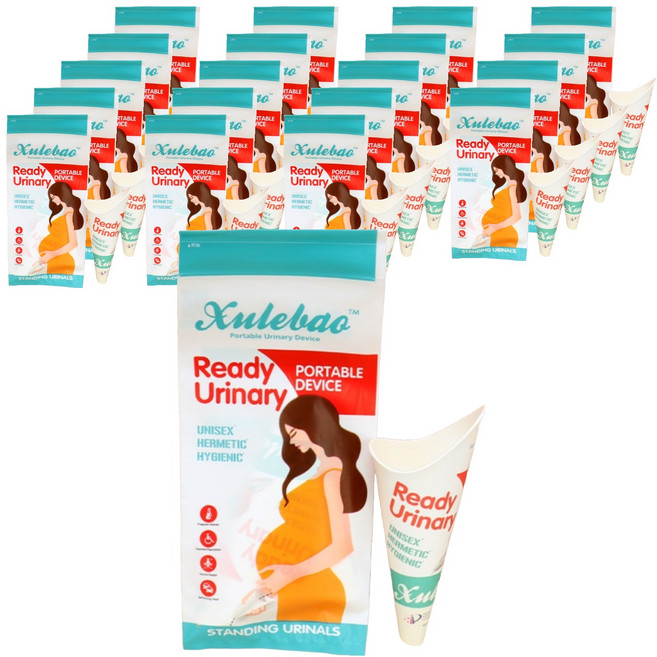 플렉스라인 여성용 일회용 소변기 20p, 블루