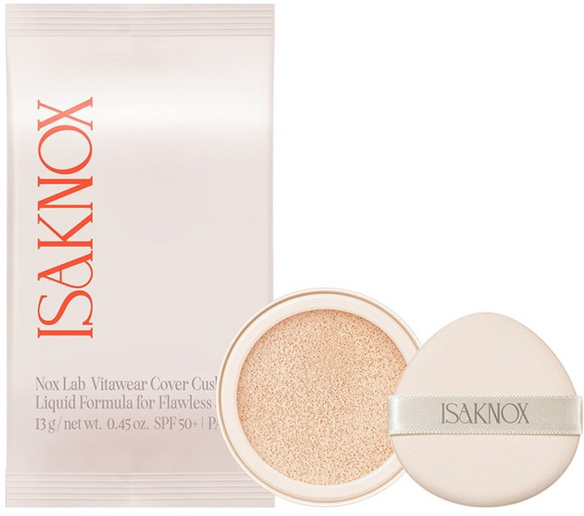 이자녹스 녹스랩 비타웨어 커버쿠션 리필 13g SPF 50+ PA+++, 19호 퓨어 베이지, 1개