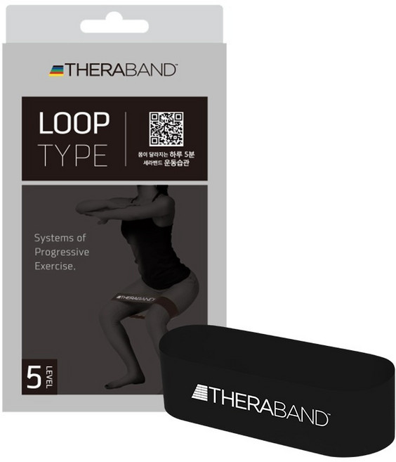 세라밴드 루프 밴드, 블랙 5단계, 1개