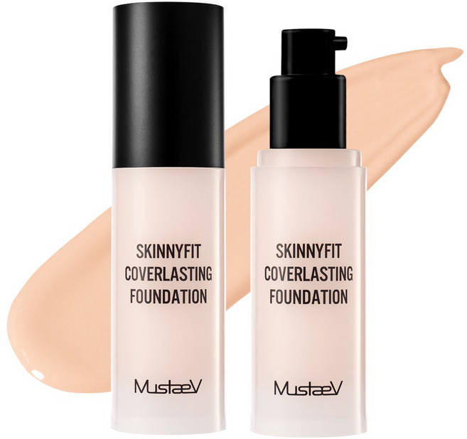 머스테브 스키니핏 커버래스팅 파운데이션 30ml SPF30 PA++, 23호 누드베이지, 1개