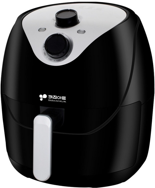 키친아트 가정용 대용량 에어프라이어 6.5L, KAH-AF650, 블랙