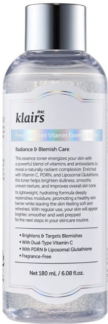 클레어스 프레쉴리 쥬스드 비타민 에센스 토너, 180ml, 1개