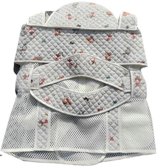 나와니스 유아용 포근애 7부 포대기, 여름망사형