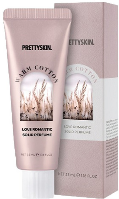 PRETTYSKIN. 浪漫固體香水 暖棉, 1個, 35ml