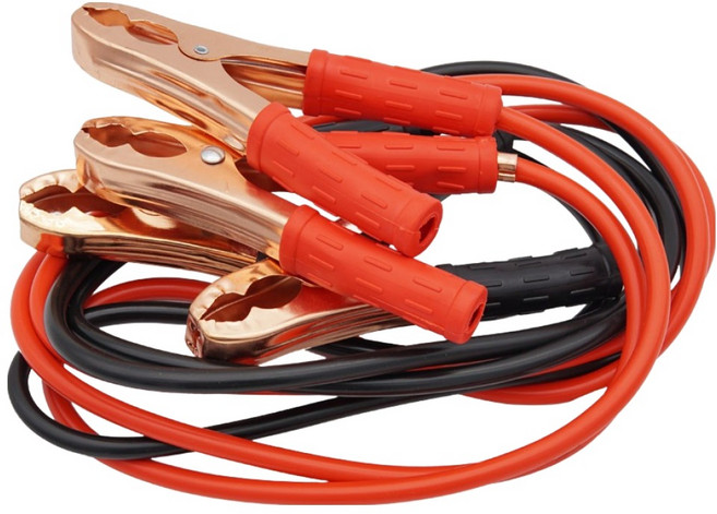 컴스 마트 차량용 점퍼 케이블 500AMP 점퍼선 자동차 배터리 NA179, 1개, 1.85m