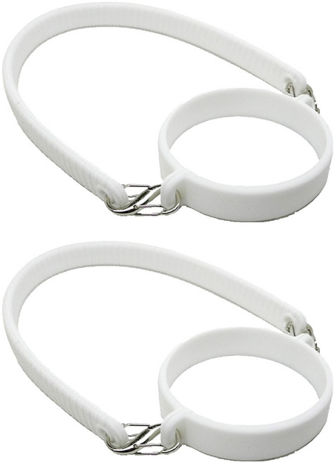 저스트픽 실리콘 텀블러 스트랩 2종 세트, 화이트,화이트, 1세트