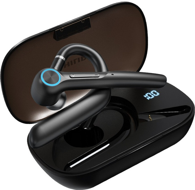 필립스 핸즈프리 무선 블루투스 이어셋, TAL4000, 블랙