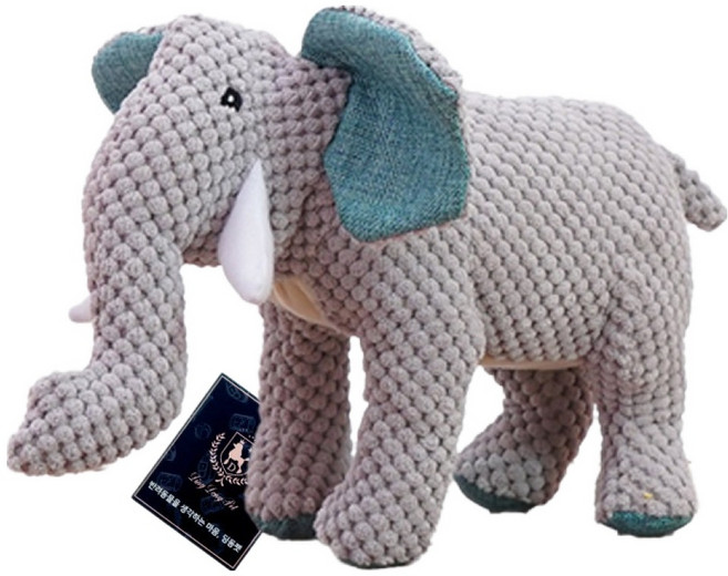딩동펫 강아지 래디 애니멀 봉제인형, 코끼리, 1개