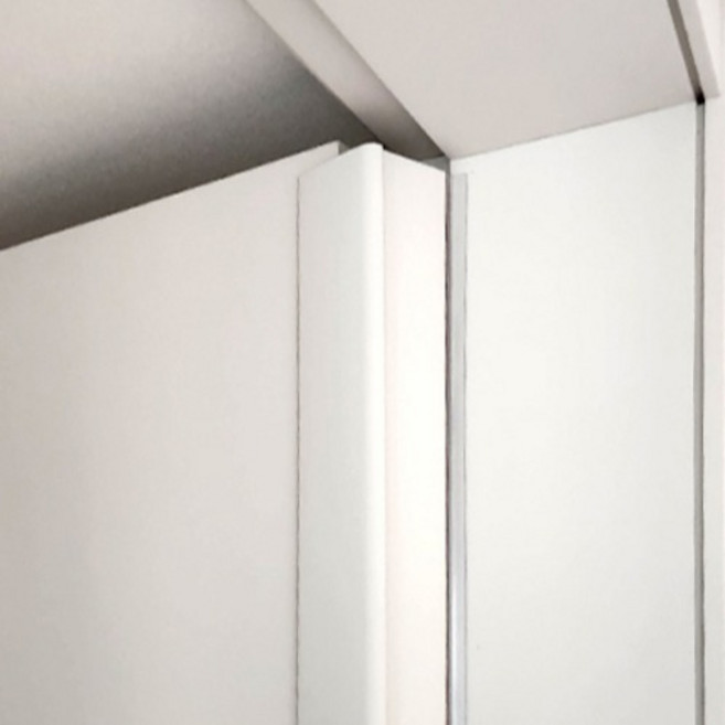 문틈 손끼임방지 접이형 전면보호대 2020mm, 화이트, 1개