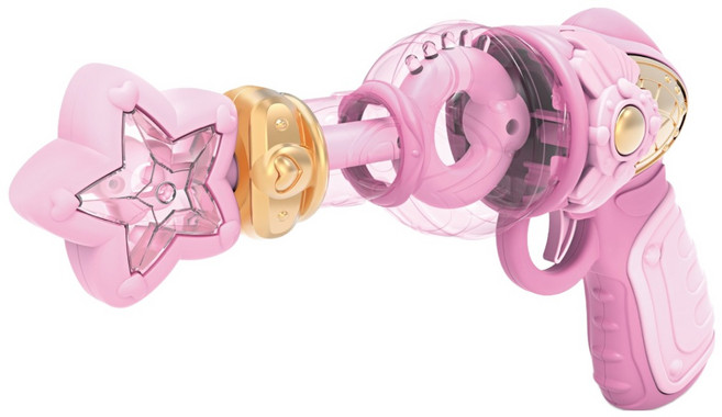 키드존 베티베카 요술봉 마법 매직건 + 건전지 세트, 퍼플, 1세트