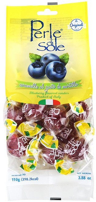 페를레디솔레 블루베리 사탕, 1개, 110g