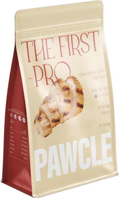 파우클 강아지 퍼스트 프로 LID 알러지 사료, 1kg, 1개, 닭