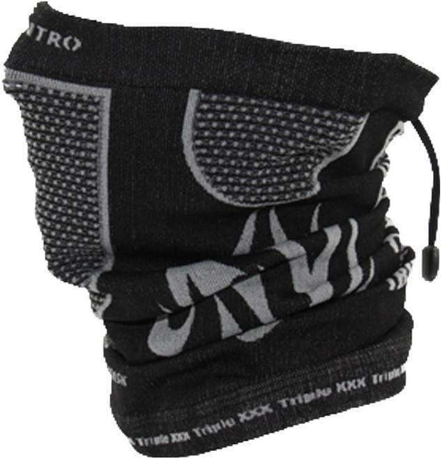 인콘트로 귀걸이형 엑스밴드 스포츠 마스크 골프 라이더 겨울 방한템, 불꽃 검정색, 1개