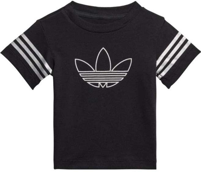 아디다스키즈 아동용 아웃라인 트레포일 티셔츠 FM4444