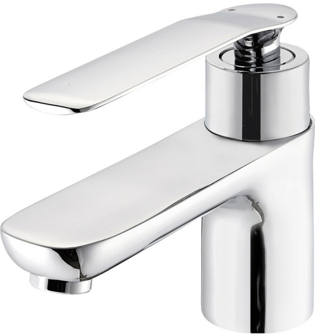 다인이엔지 두진 하모니 프리미엄 원홀 세면대 수전 크롬 DL605-L 방문설치, 1개