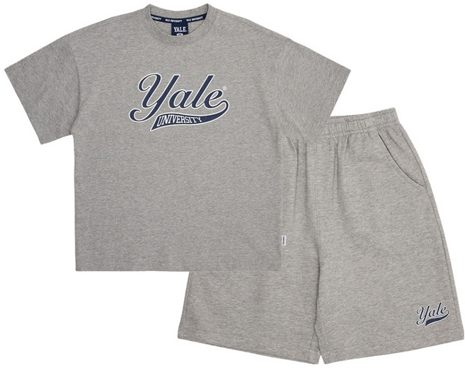 예일키즈 남아용 예일 어센틱 빅로고 반팔 셋업 YJCCSUE23294